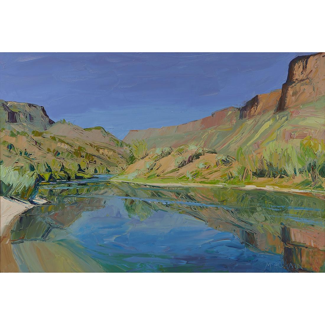Louisa McElwain, Still Water, Rio Grande Gorge (1 of 4)