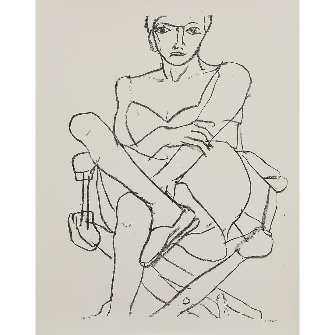 Richard Diebenkorn, Seated Woman in Chemise, 1965 (1 of 1)