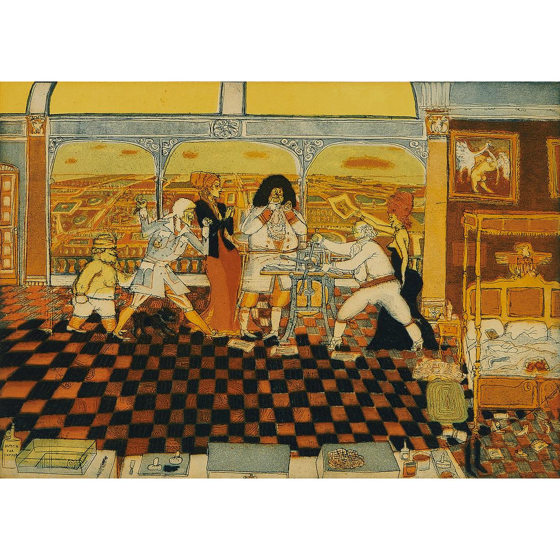 Warrington Colescott, History of Printmaking (1 of 2)