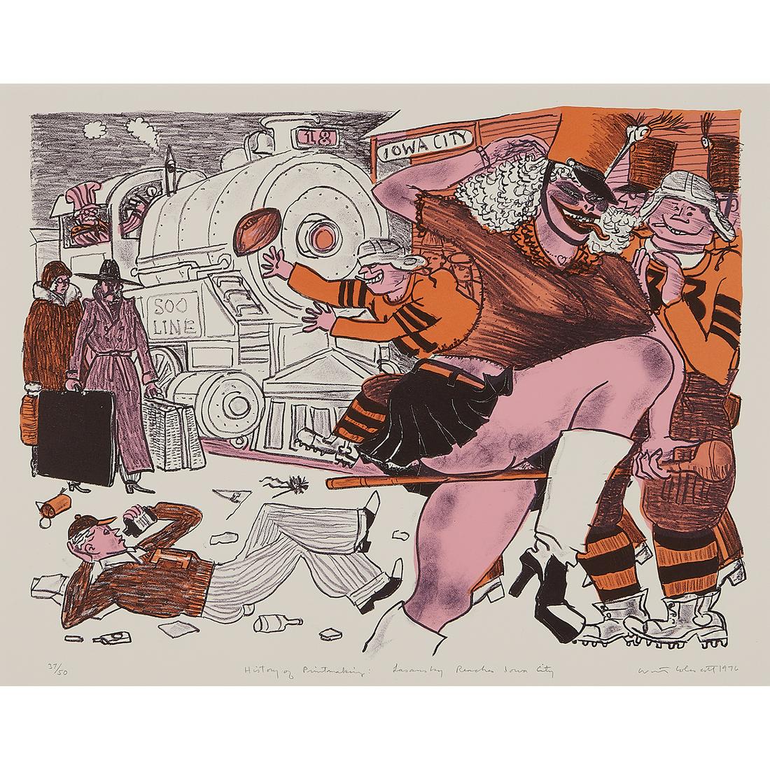 Warrington Colescott, History of Printmaking (1 of 2)
