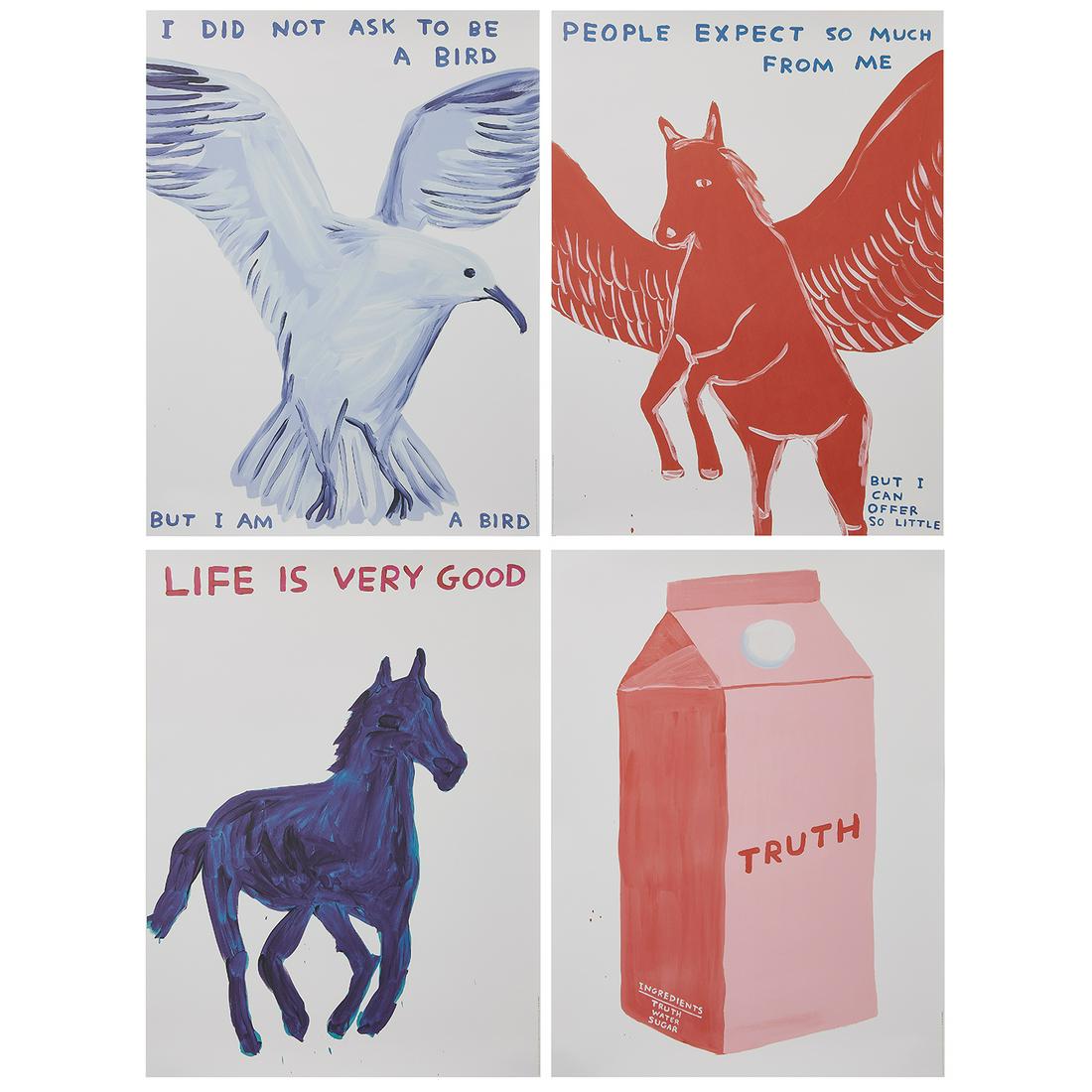 David Shrigley, Exhibition Posters (four works) (1 of 5)