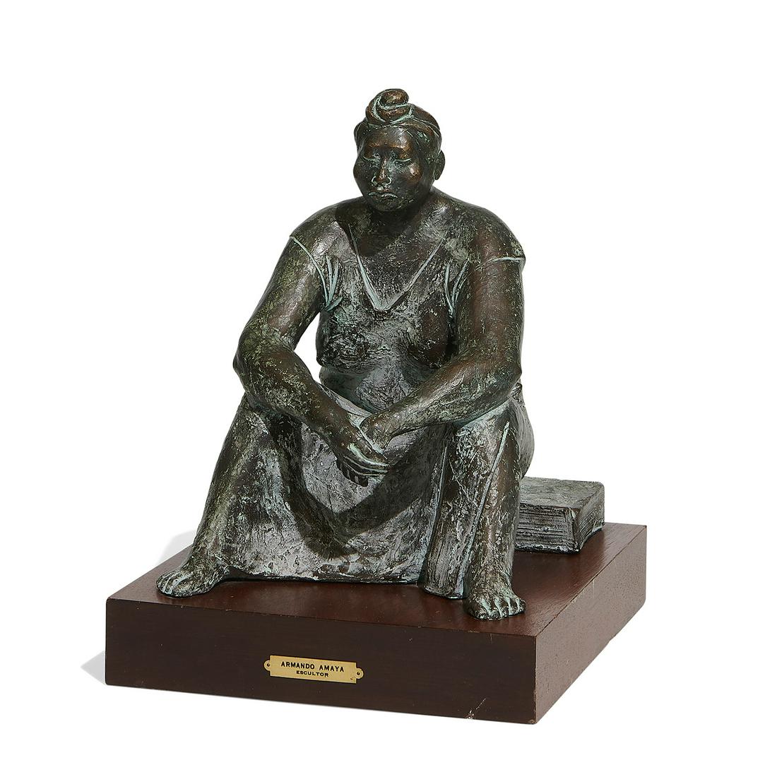 Armando Amaya, Martha de Tehuana en un Banco (1 of 7)