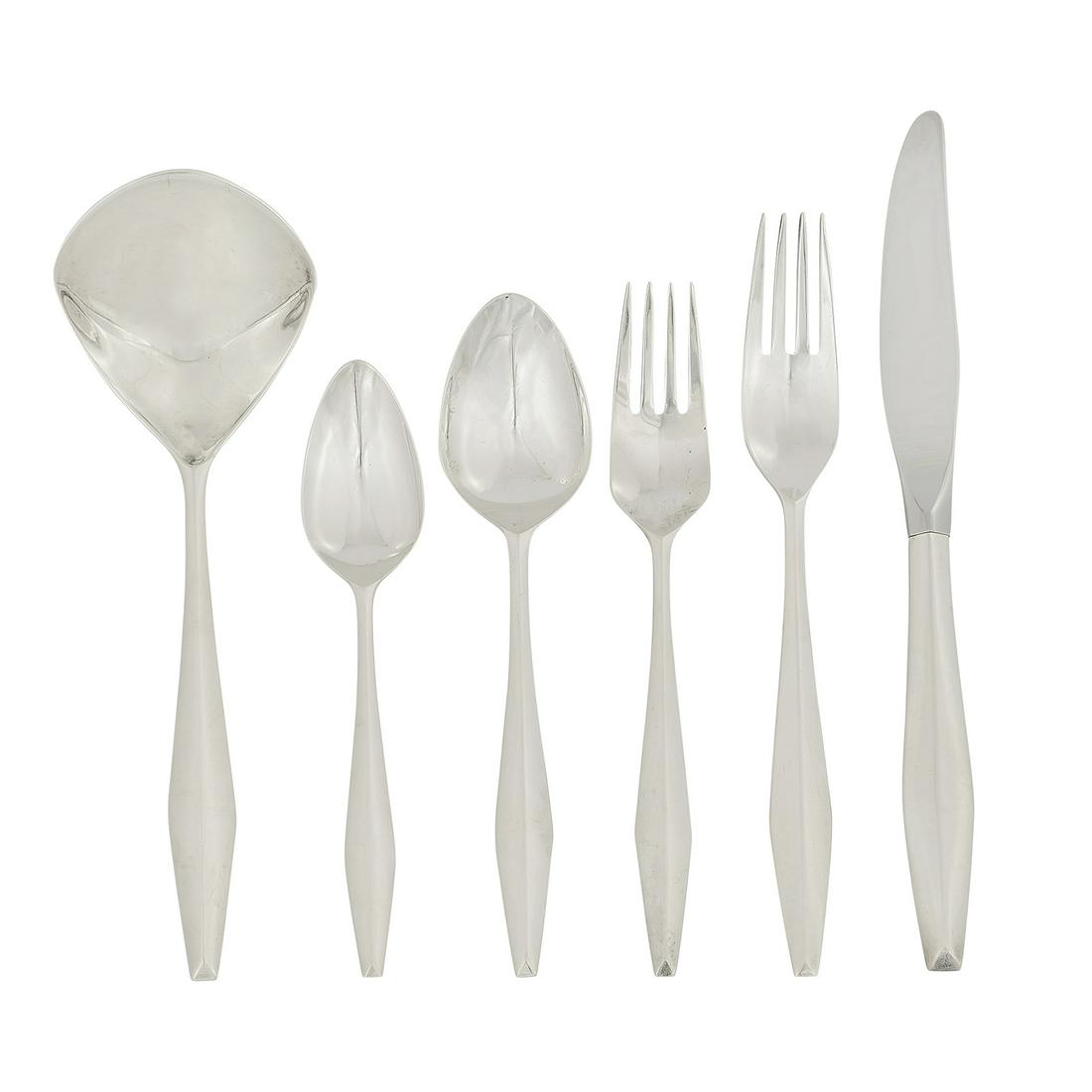 Gio Ponti Reed & Barton Diamond flatware (1 of 2)