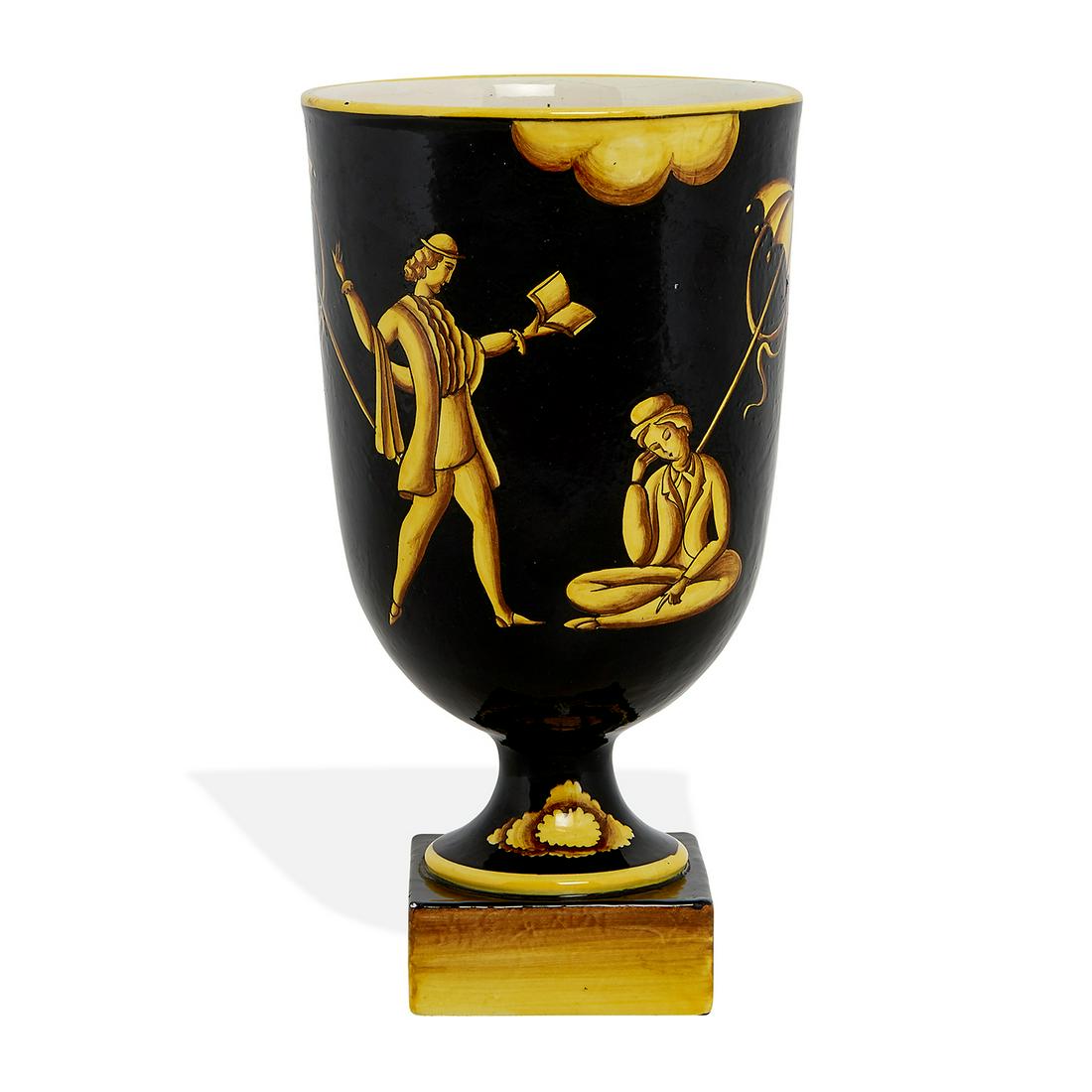 In the Style of Gio Ponti footed vase (1 of 5)