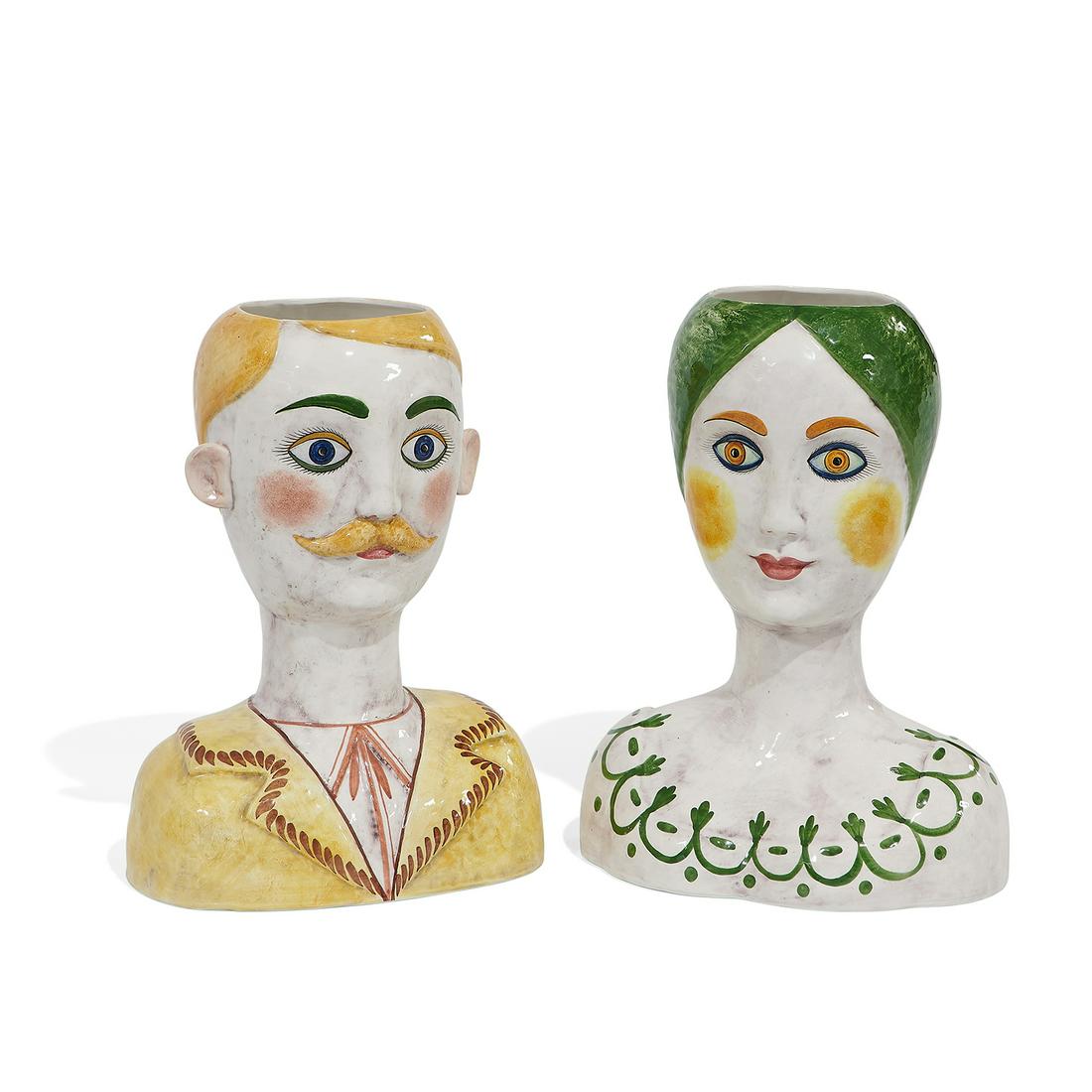 Horchow bust vases (1 of 3)
