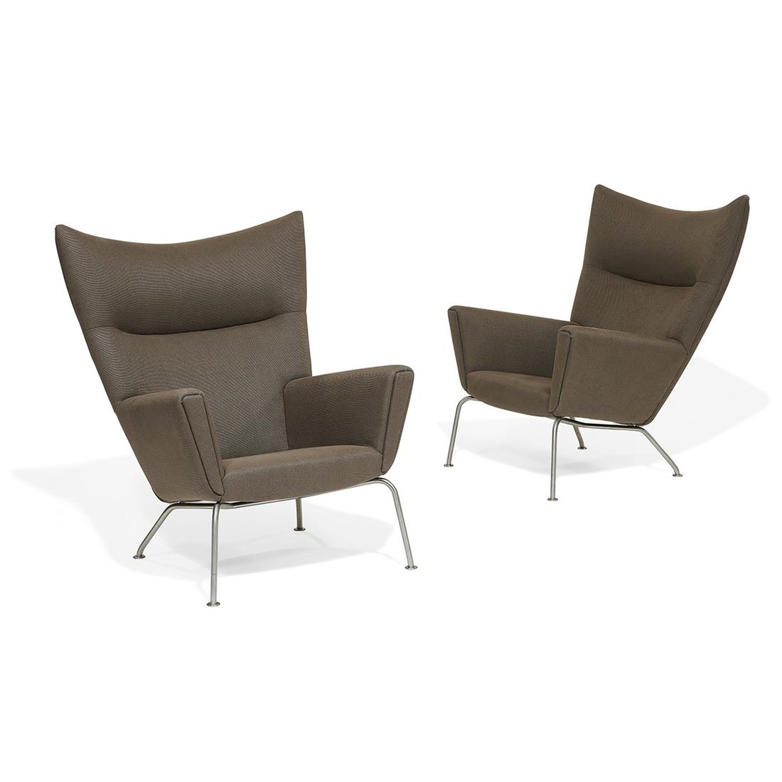 Hans Wegner Carl Hansen & Søn lounge chairs (1 of 4)