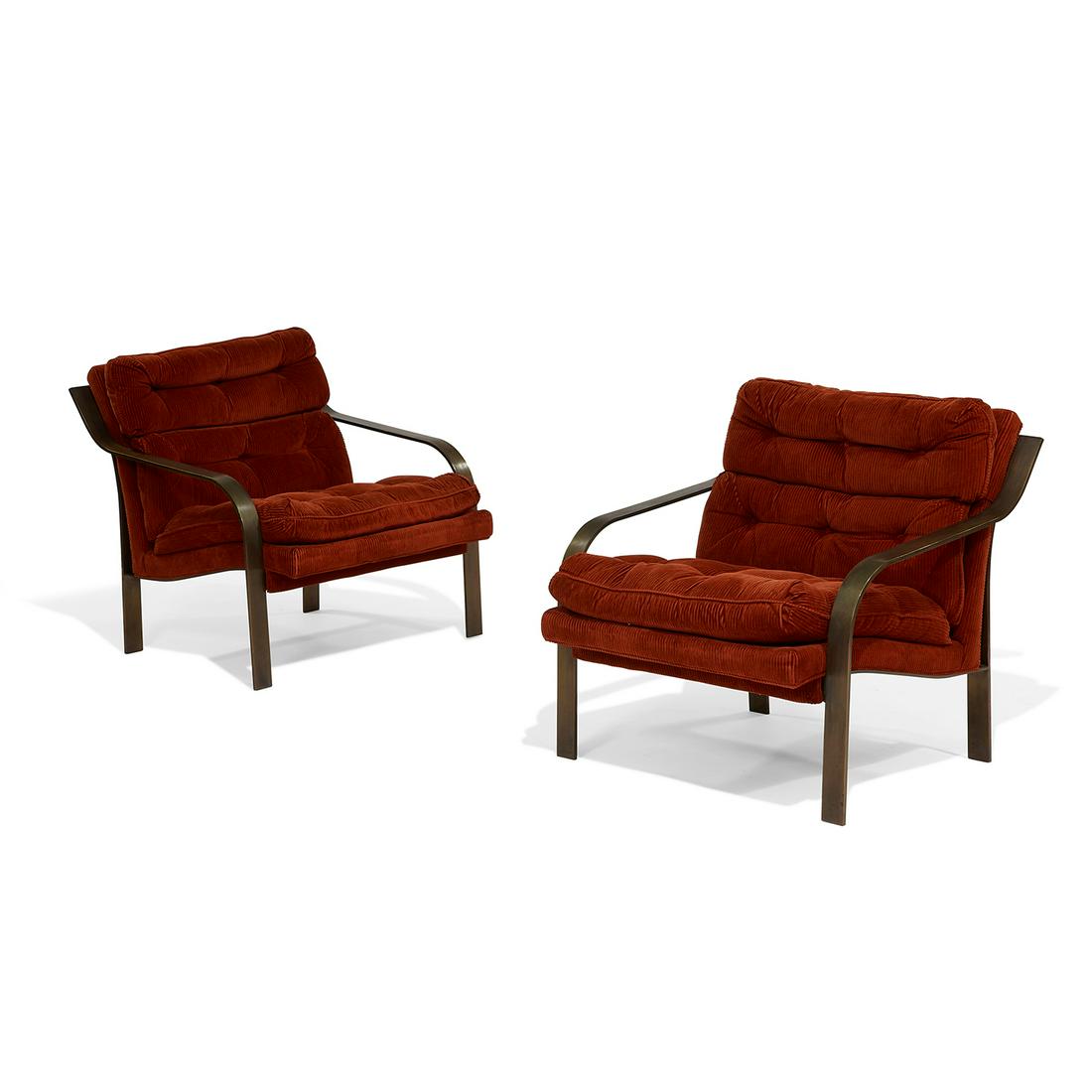 In the Style of Milo Baughman lounge chairs (1 of 1)