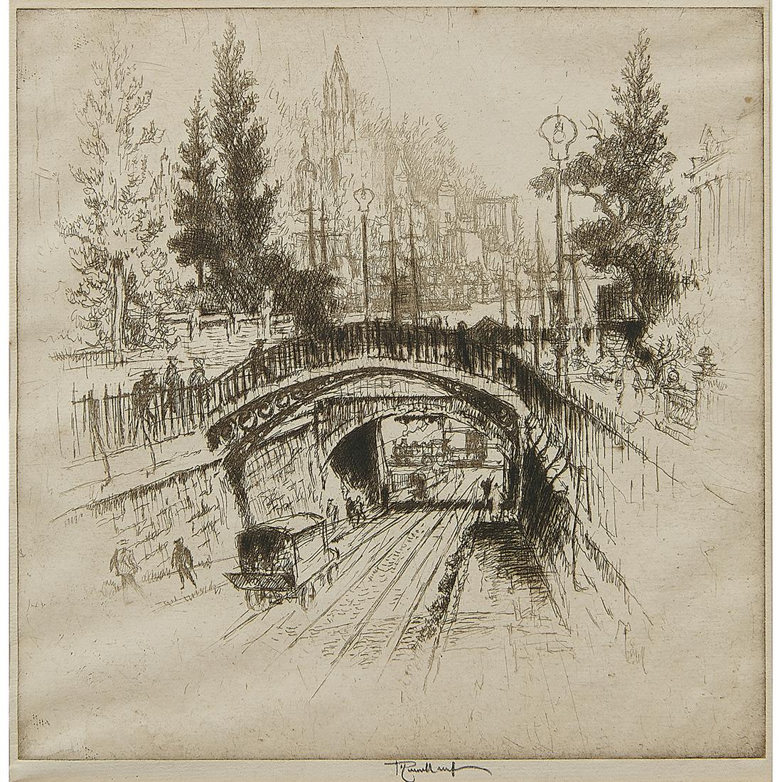 Joseph Pennell, The Tunnel, Montague Terrace (1 of 2)