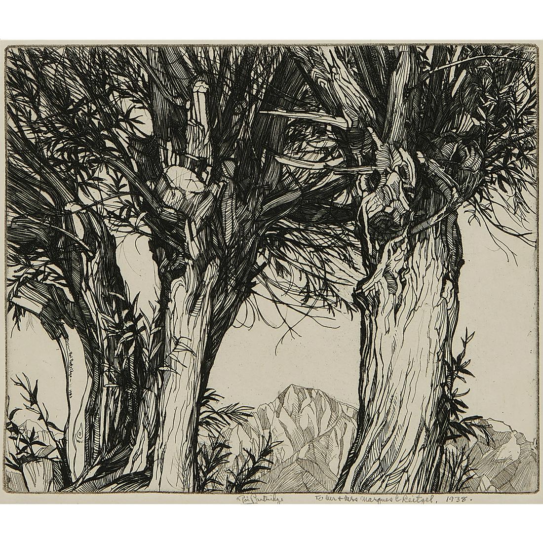 Roi Partridge, Pollard Willows, 1923 (1 of 2)