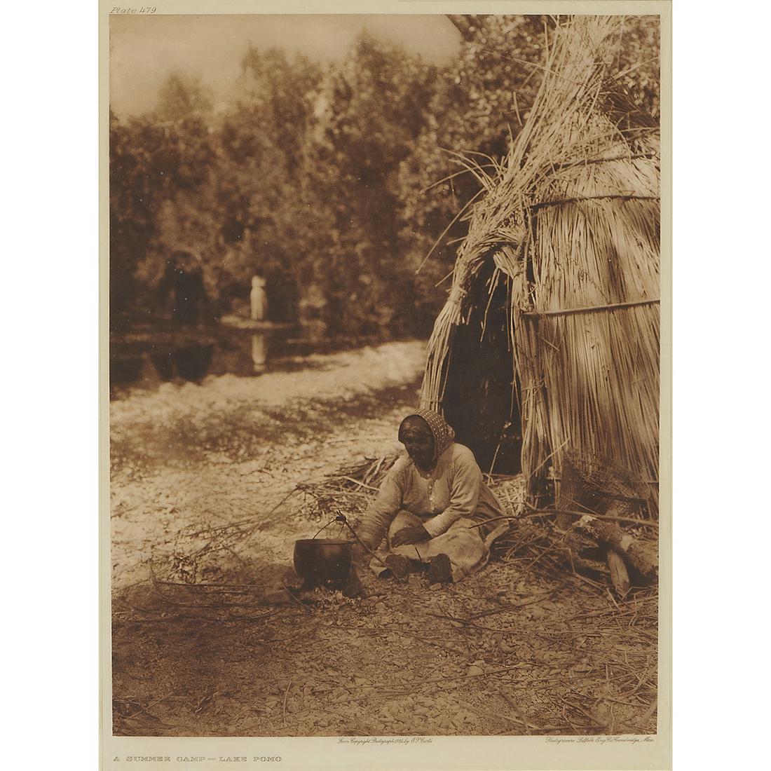 Edward Sheriff Curtis, A Summer Camp — Lake Pomo (1 of 2)