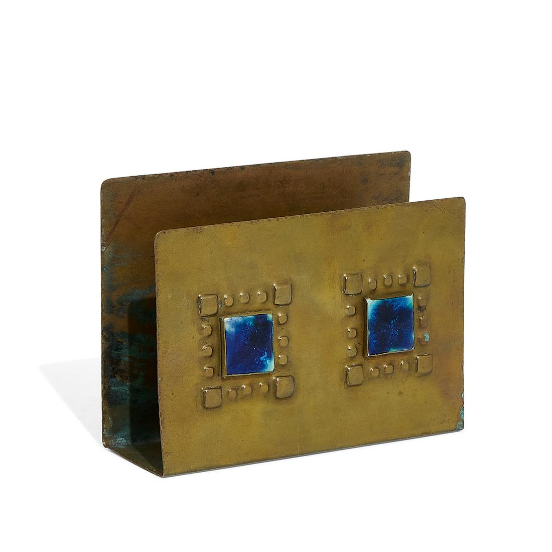 Forest Craft Guild letter holder with inset tiles (1 of 2)