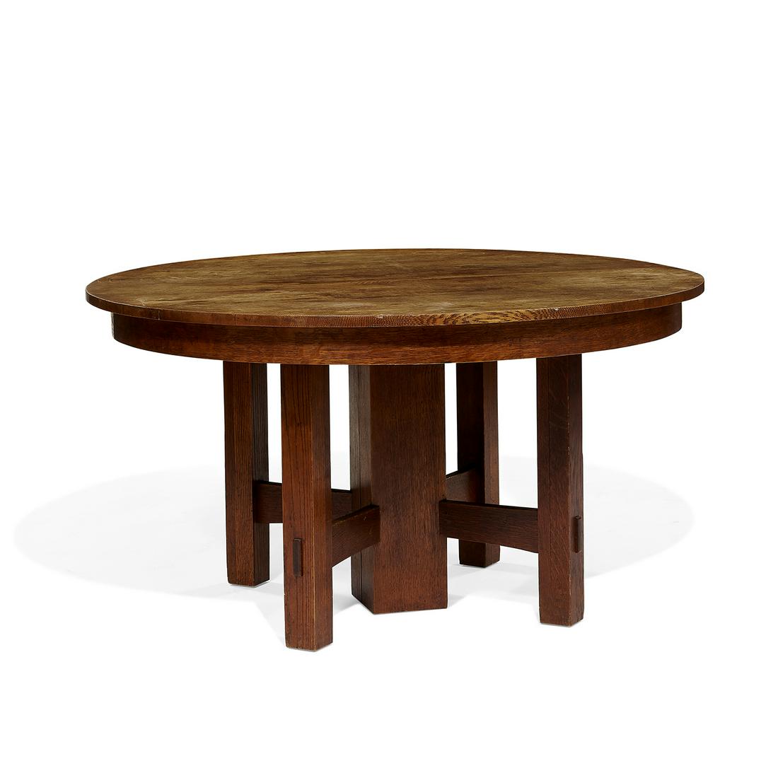 Charles Stickley dining table, #1670 (1 of 1)
