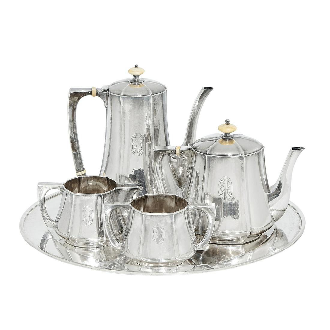 The Kalo Shop five-piece coffee and tea service (1 of 3)
