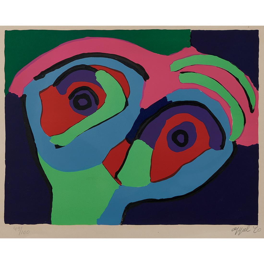 Karel Appel, Face, 1970 (1 of 2)