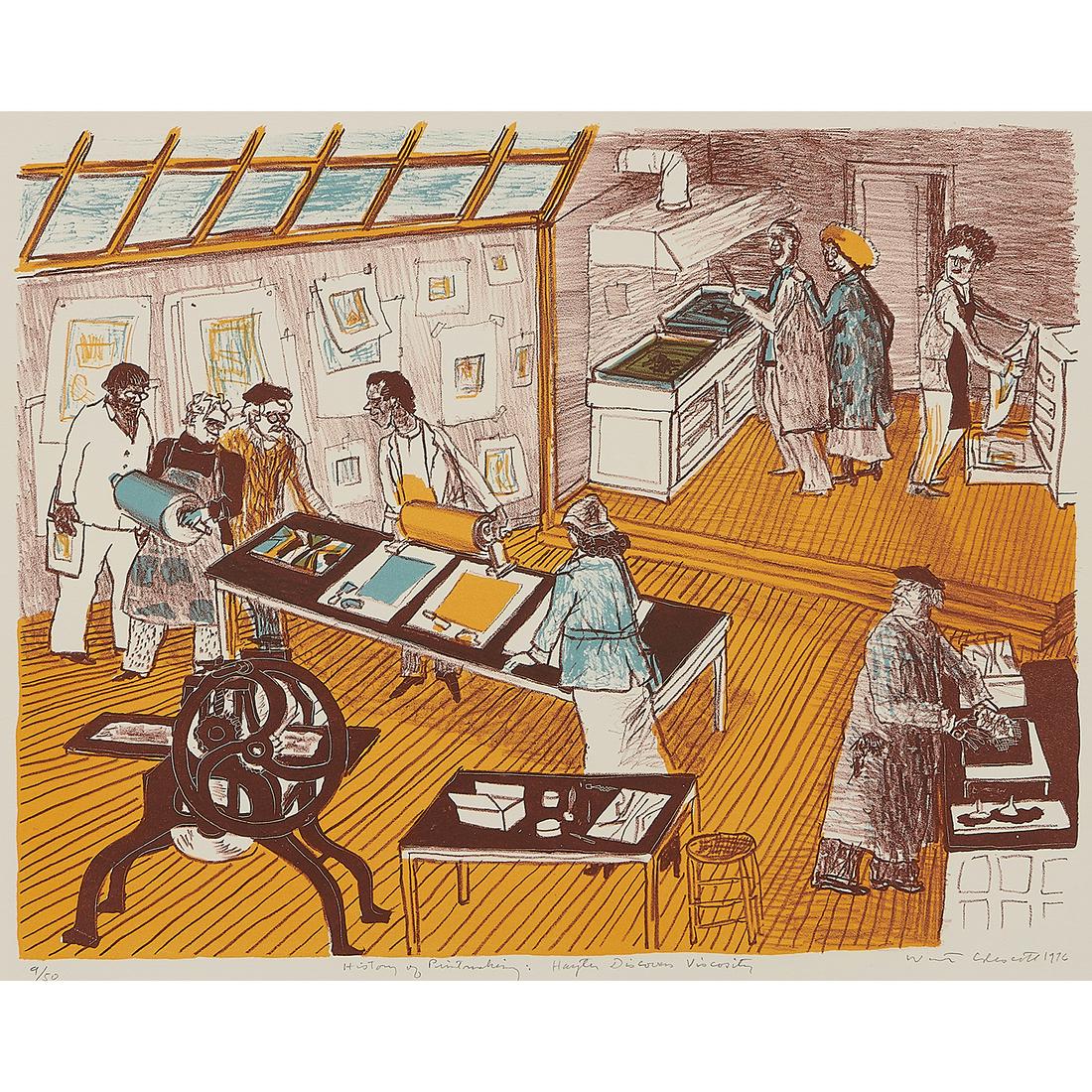 Warrington Colescott, History of Printmaking (1 of 2)