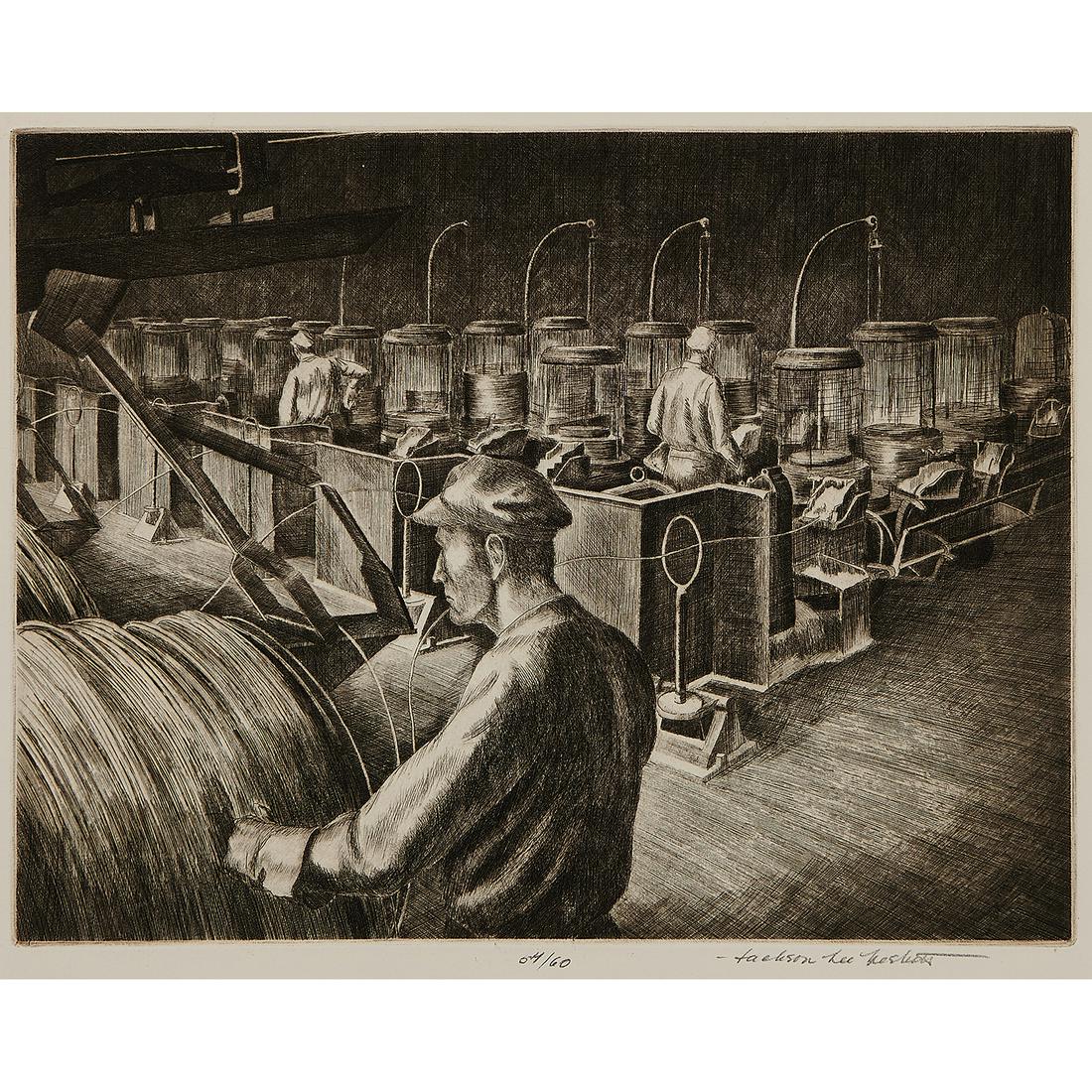 Jackson Lee Nesbitt, Wire Mill, 1938 (1 of 2)