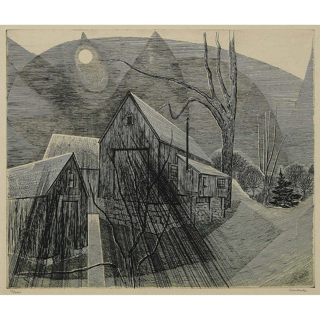 Armin Landeck, Moonlight in the Country, 1947 (1 of 2)