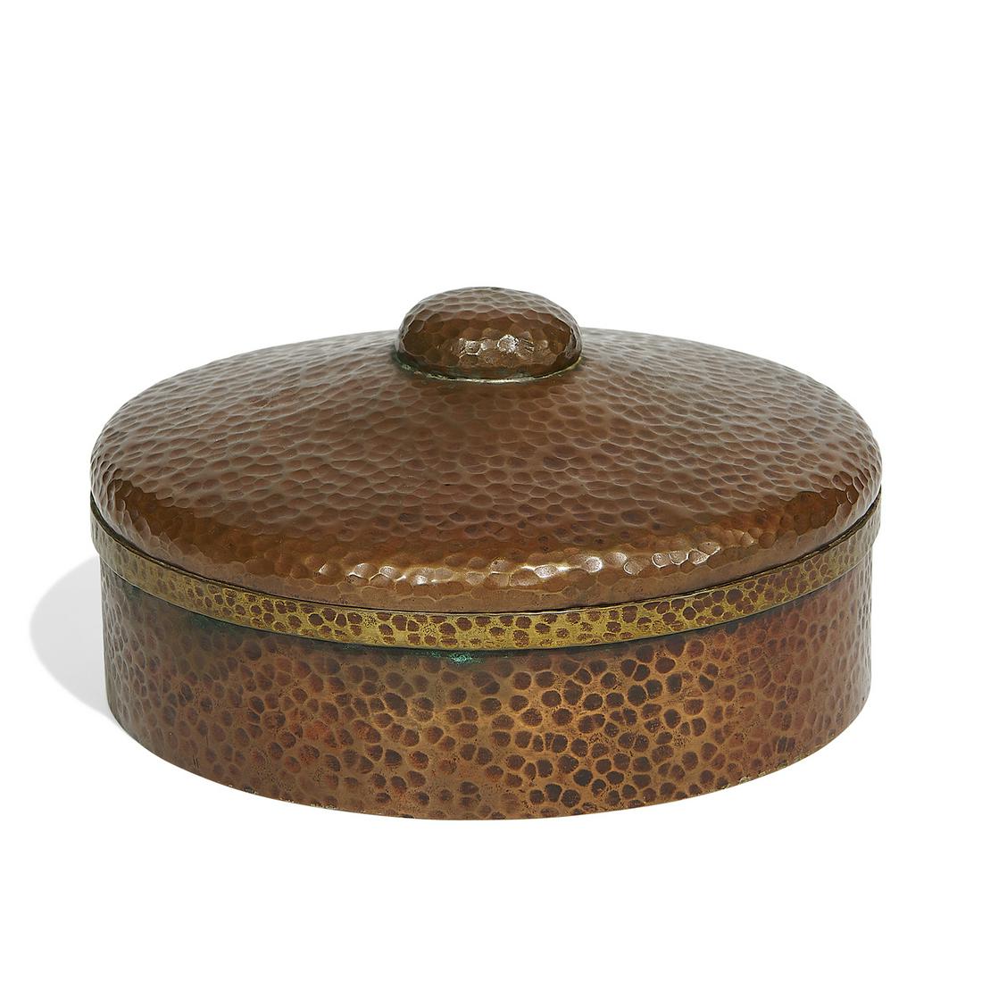 American Arts & Crafts round humidor (1 of 3)