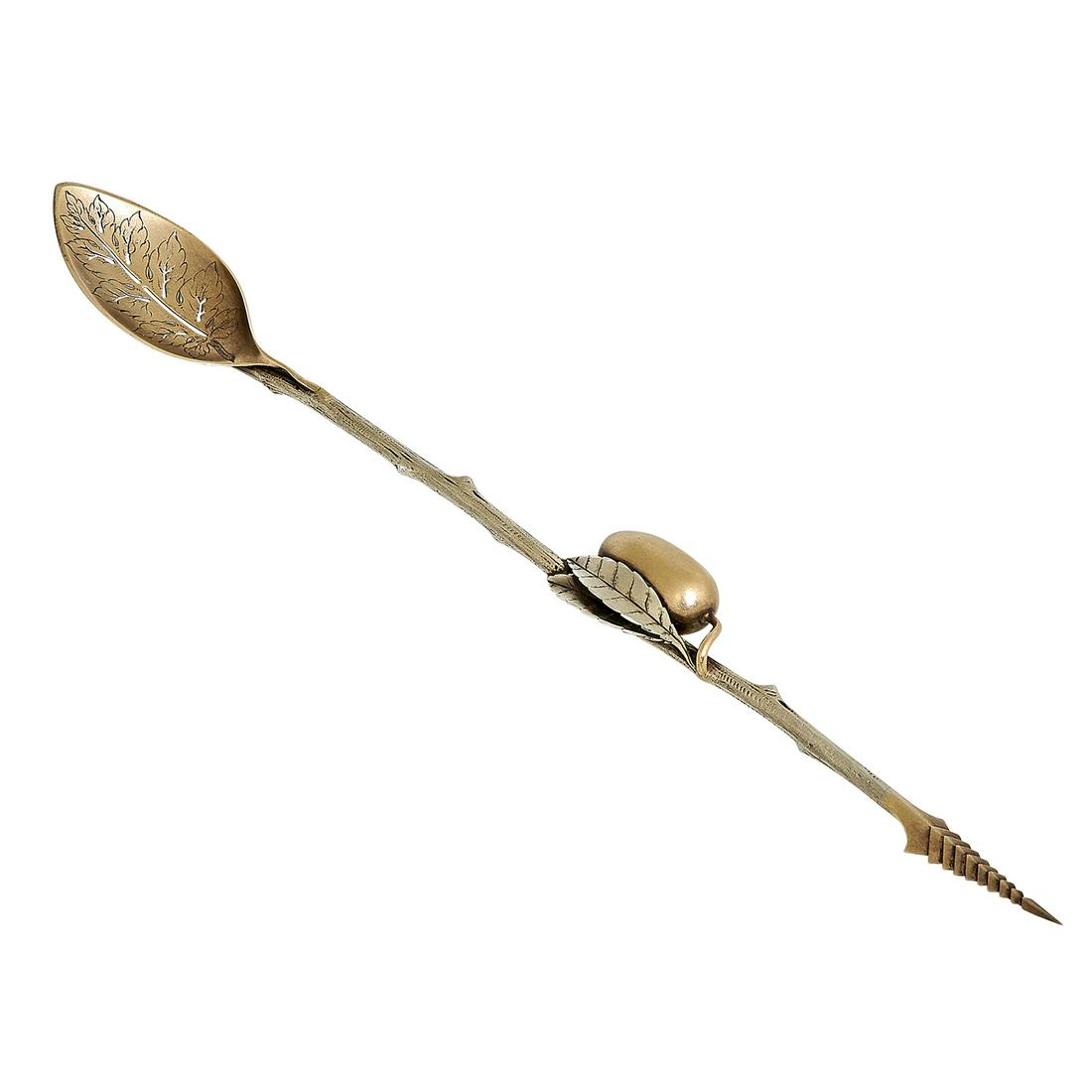 Gorham Mfg. Co. olive spoon, #267 (1 of 6)