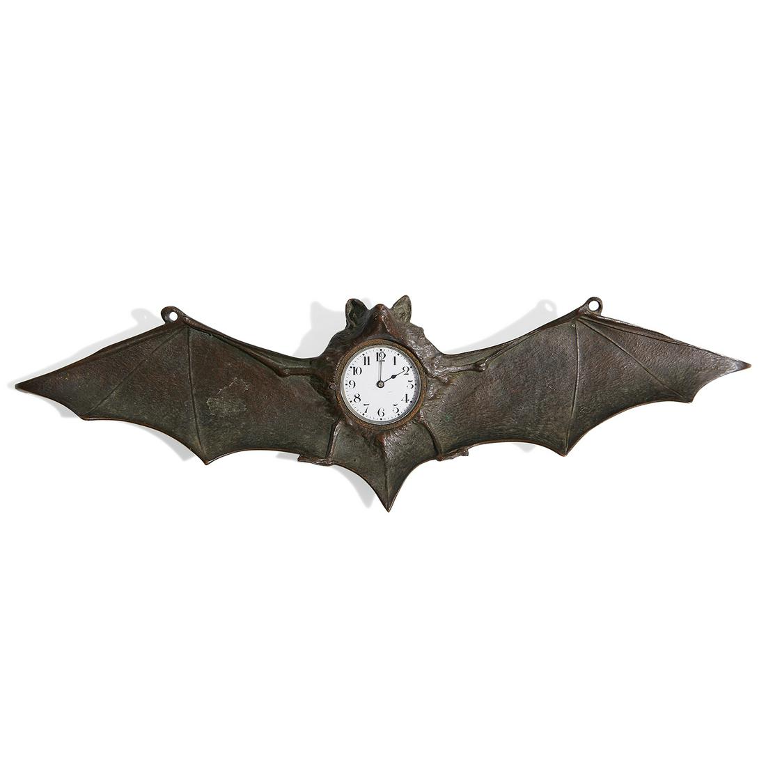 Victorin Sabatier flying bat hanging clock (1 of 3)