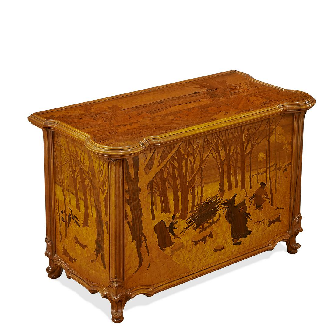 Émile Gallé log chest (1 of 7)