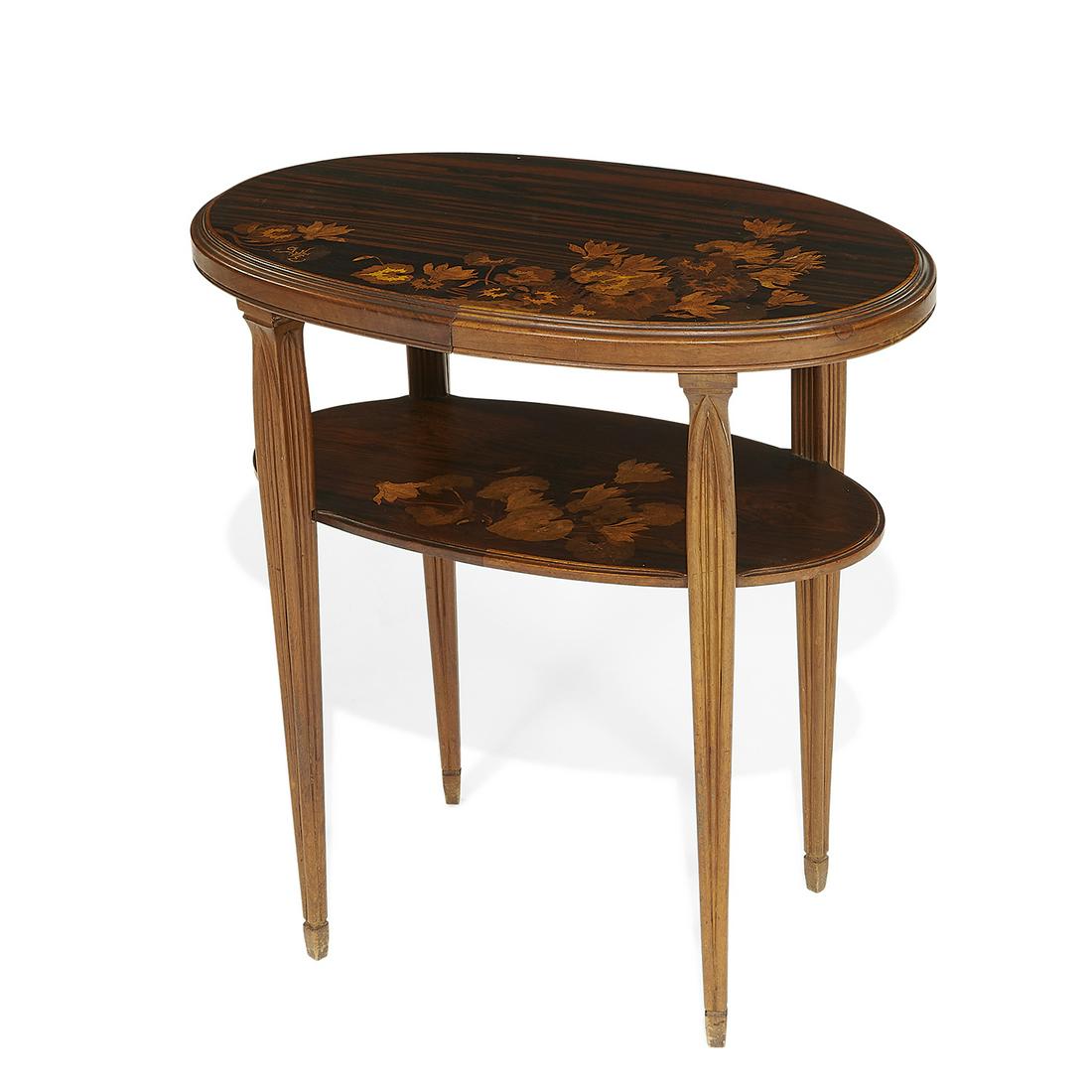 Émile Gallé two-tiered table (1 of 4)