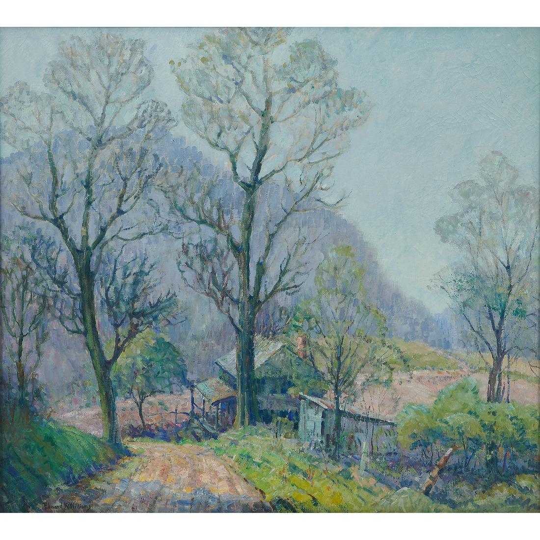 Edward K. Williams, Brown County Home in Spring (1 of 2)