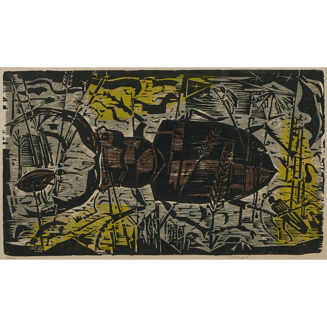 Werner Drewes, Giant Stag Beetle, 1956 (1 of 2)