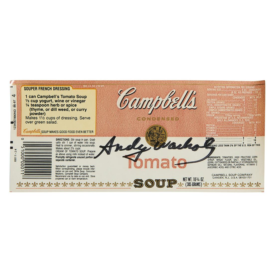 Andy Warhol, Campbell's Soup Label (1 of 2)