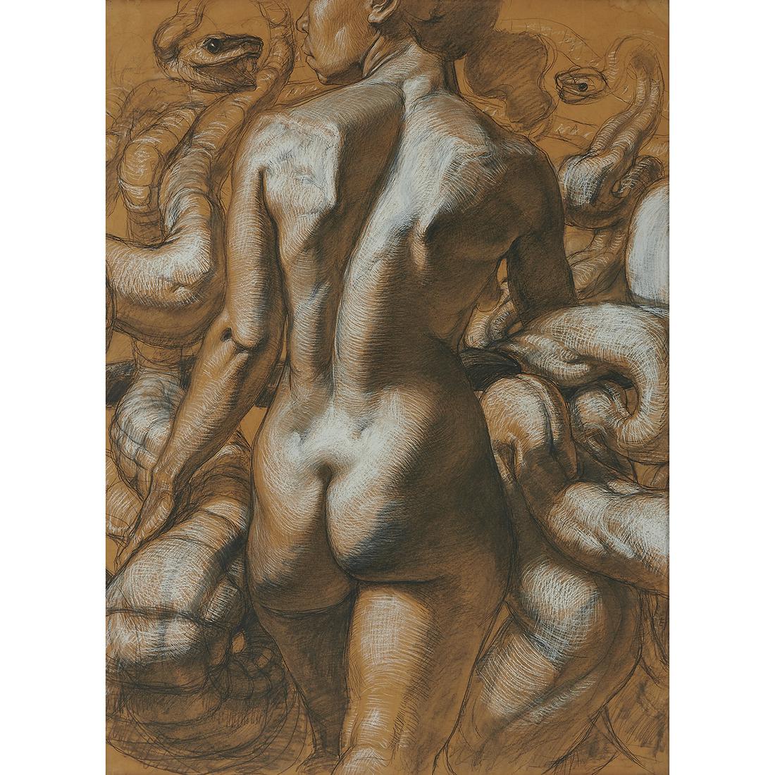 Fred Berger, Woman with Snakes (1 of 2)