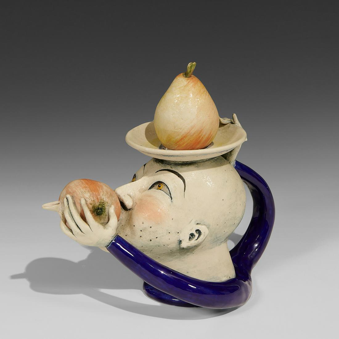 Patti Warashina, Apple Breath teapot, 1993 (1 of 8)
