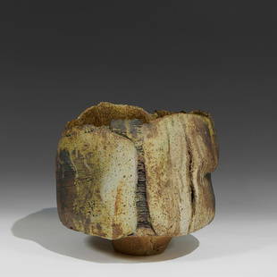 Ruth Duckworth Untitled Vessel: Ruth Duckworth (German/American, 1919-2009) Untitled Vessel stoneware unsigned 12 1/4"h x 13 1/2"w x 14"d Provenance: Purchased directly from the artist