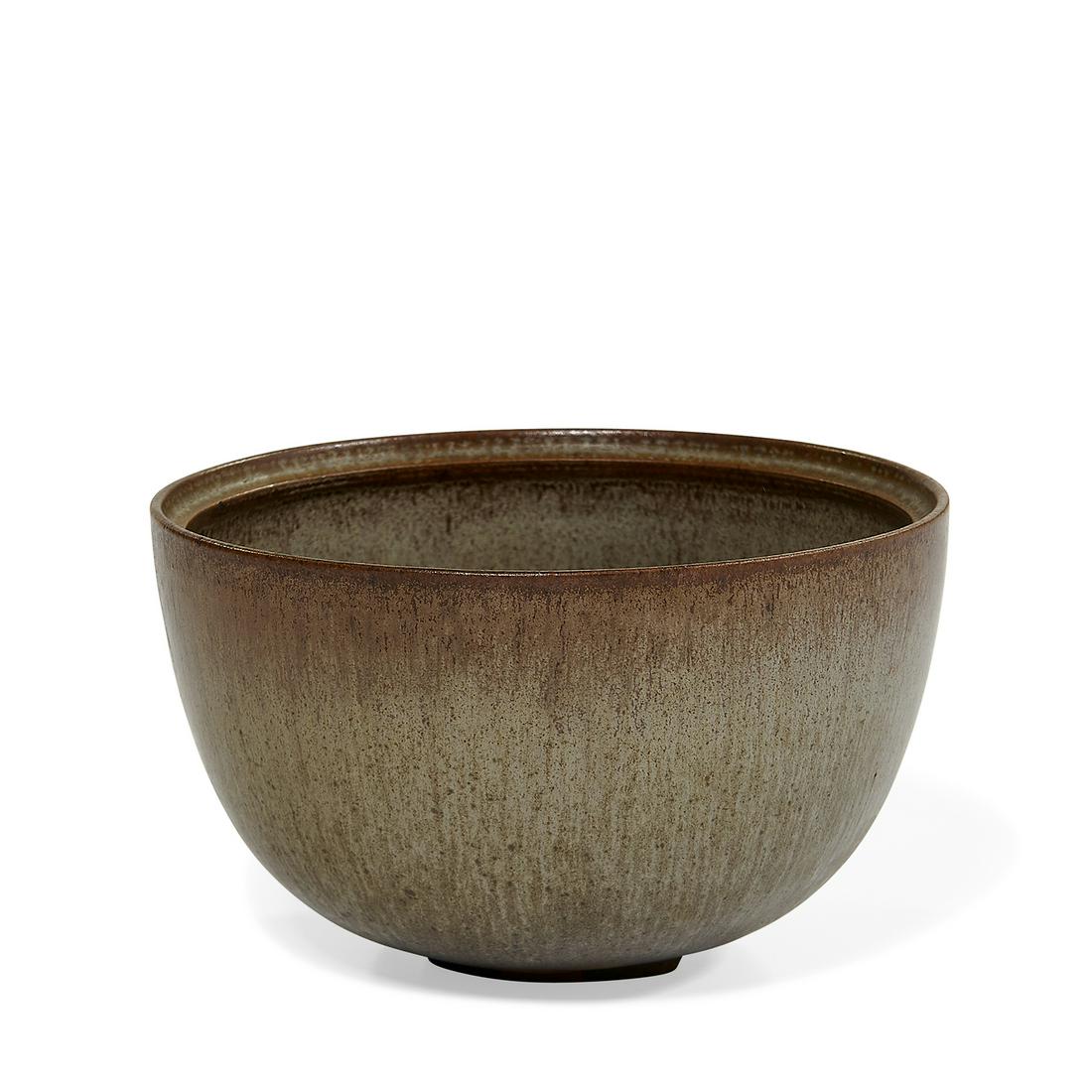Gertrud Natzler & Otto Natzler earthenware bowl (1 of 2)