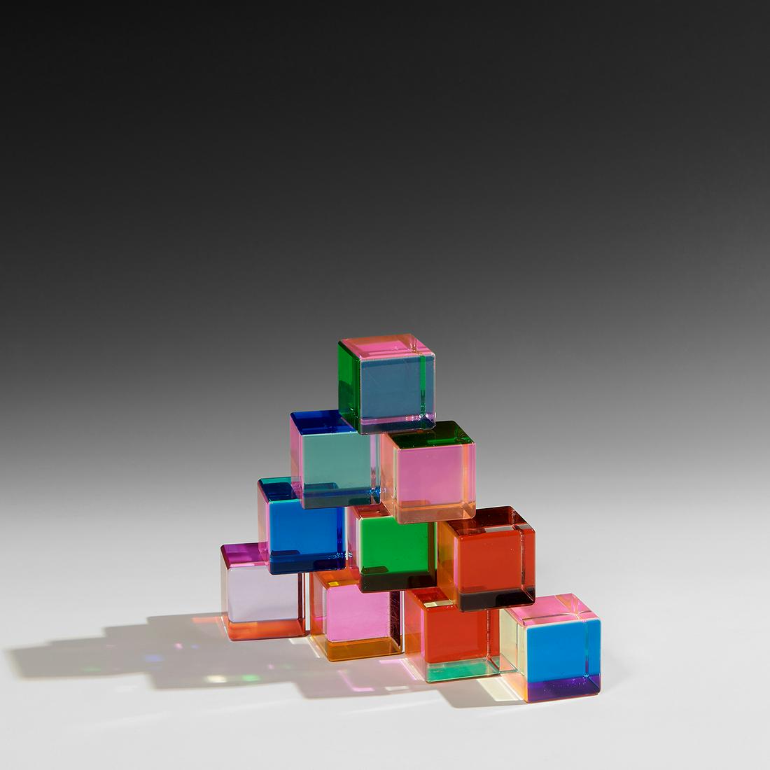 Velizar "Vasa" Mihich cubes, collection of 10 (1 of 4)