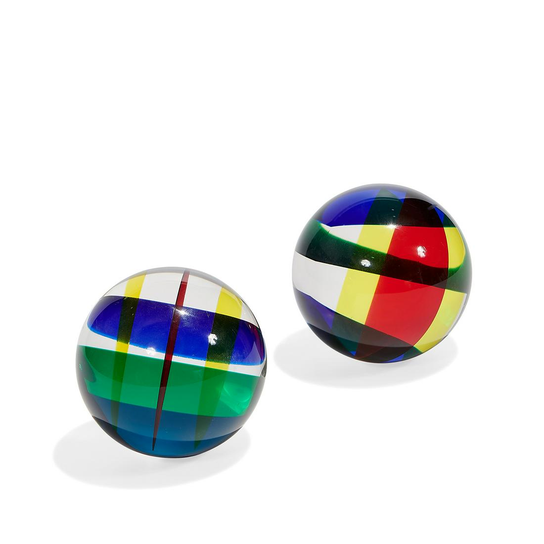 Velizar "Vasa" Mihich spheres, two (1 of 4)