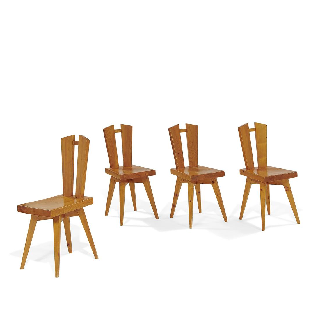 Christian Durupt dining chairs, set of four (1 of 5)