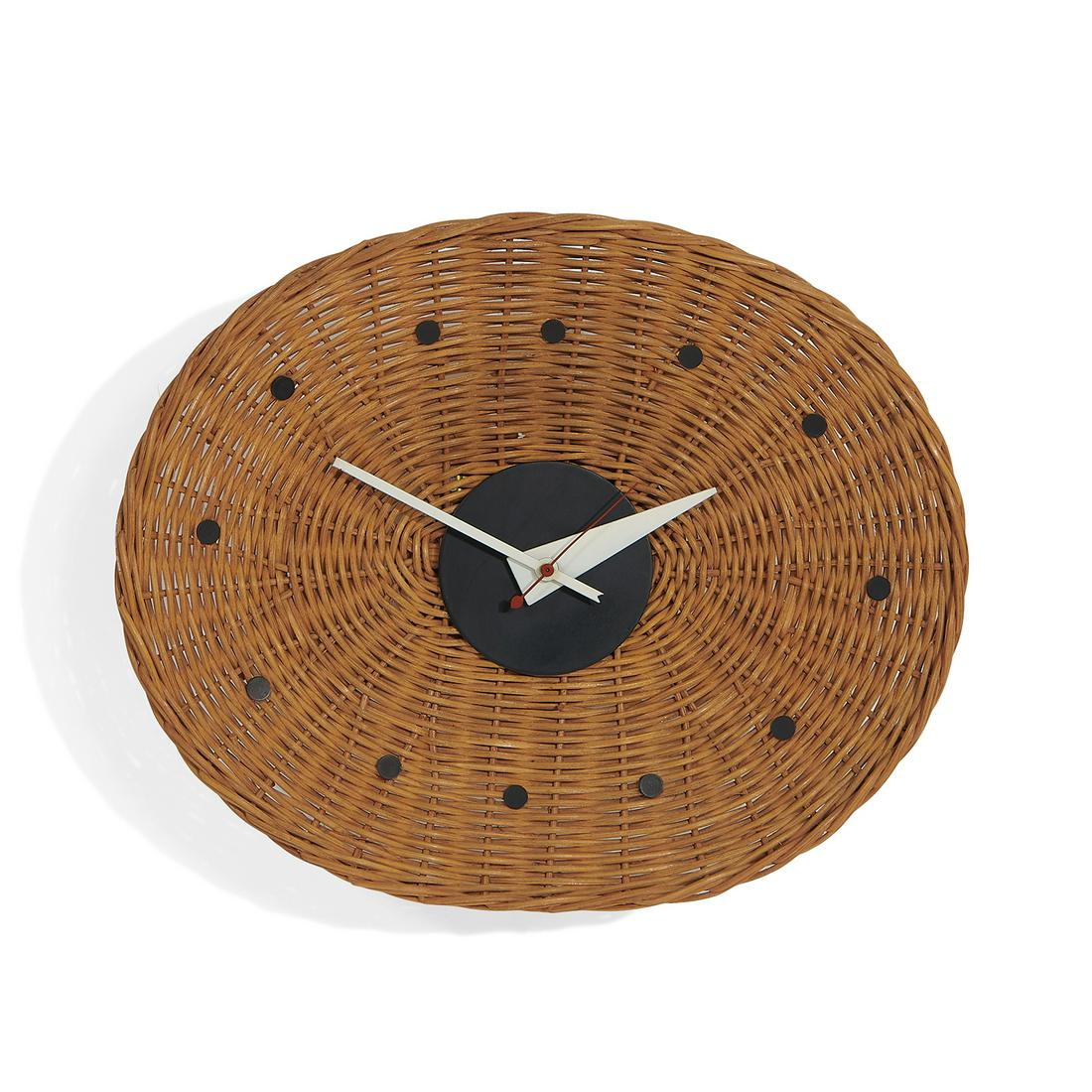 George Nelson & Associates Basket clock (1 of 2)