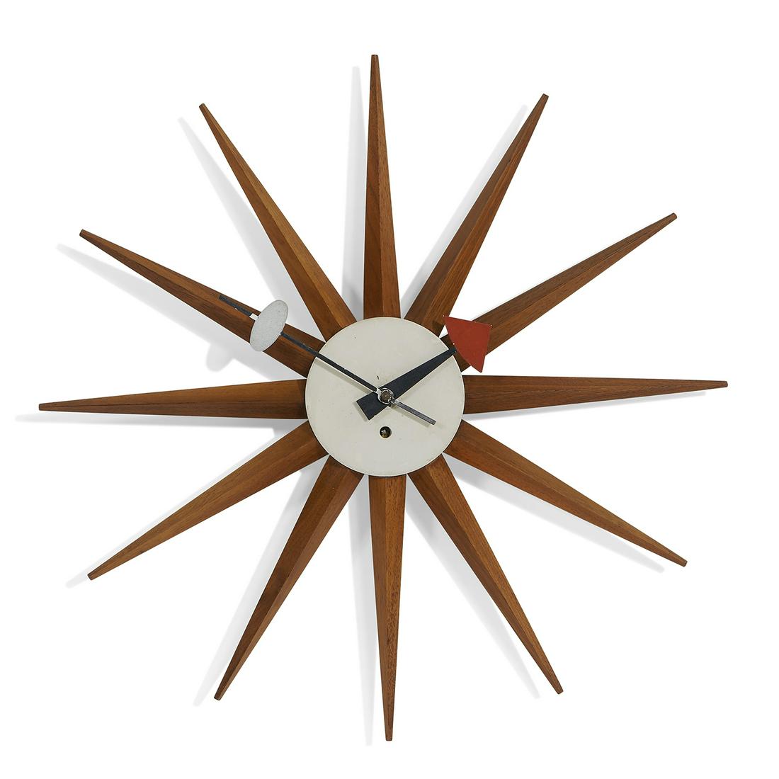George Nelson & Associates Spike wall clock (1 of 2)