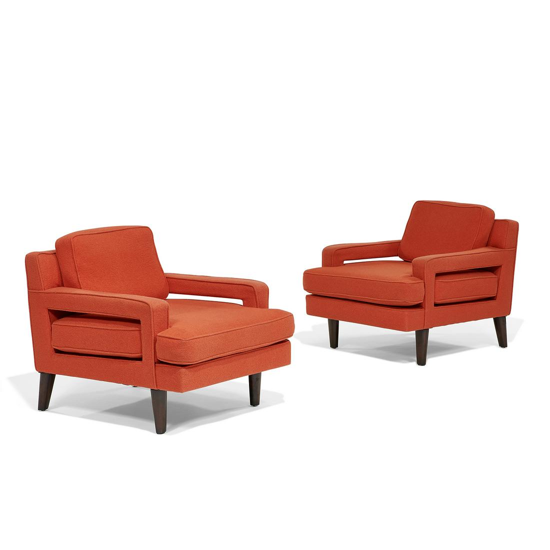 Attr. Edward Wormley Dunbar lounge chairs (1 of 2)