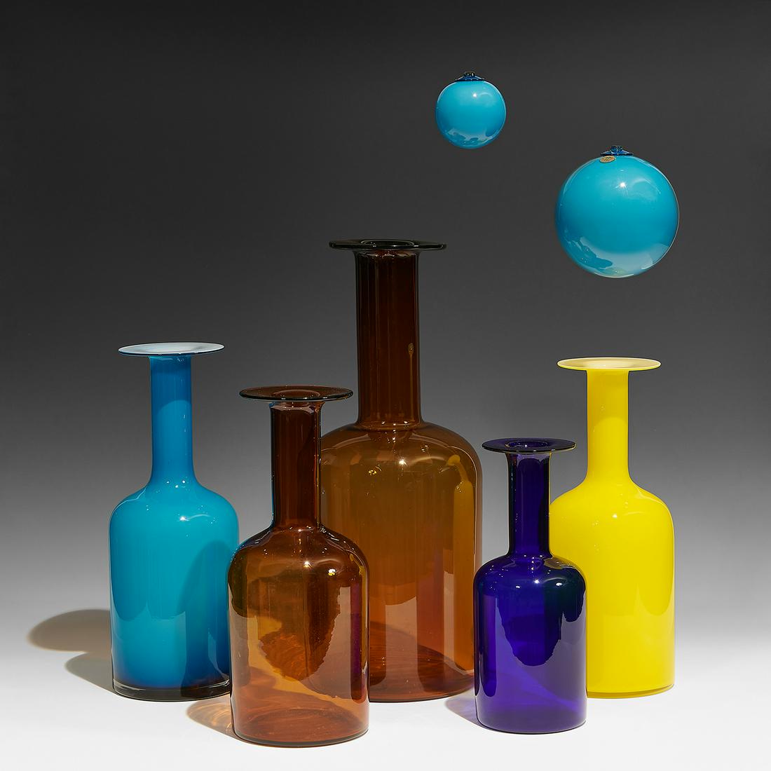 Brauer & Lütken Holmegaard vases (1 of 2)