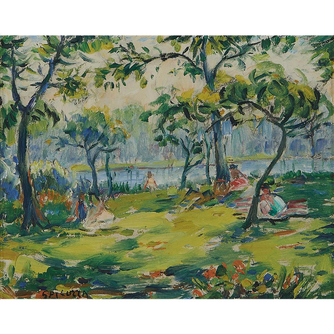 Francesco J. Spicuzza, Figures in the Park (1 of 2)