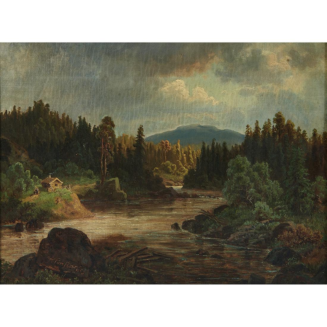 Artist Unknown, Hudson River Valley (1 of 2)