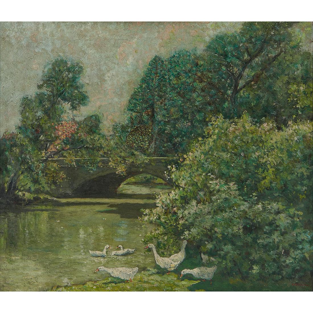 William Clusmann, Domestic Ducks in the Park (1 of 2)