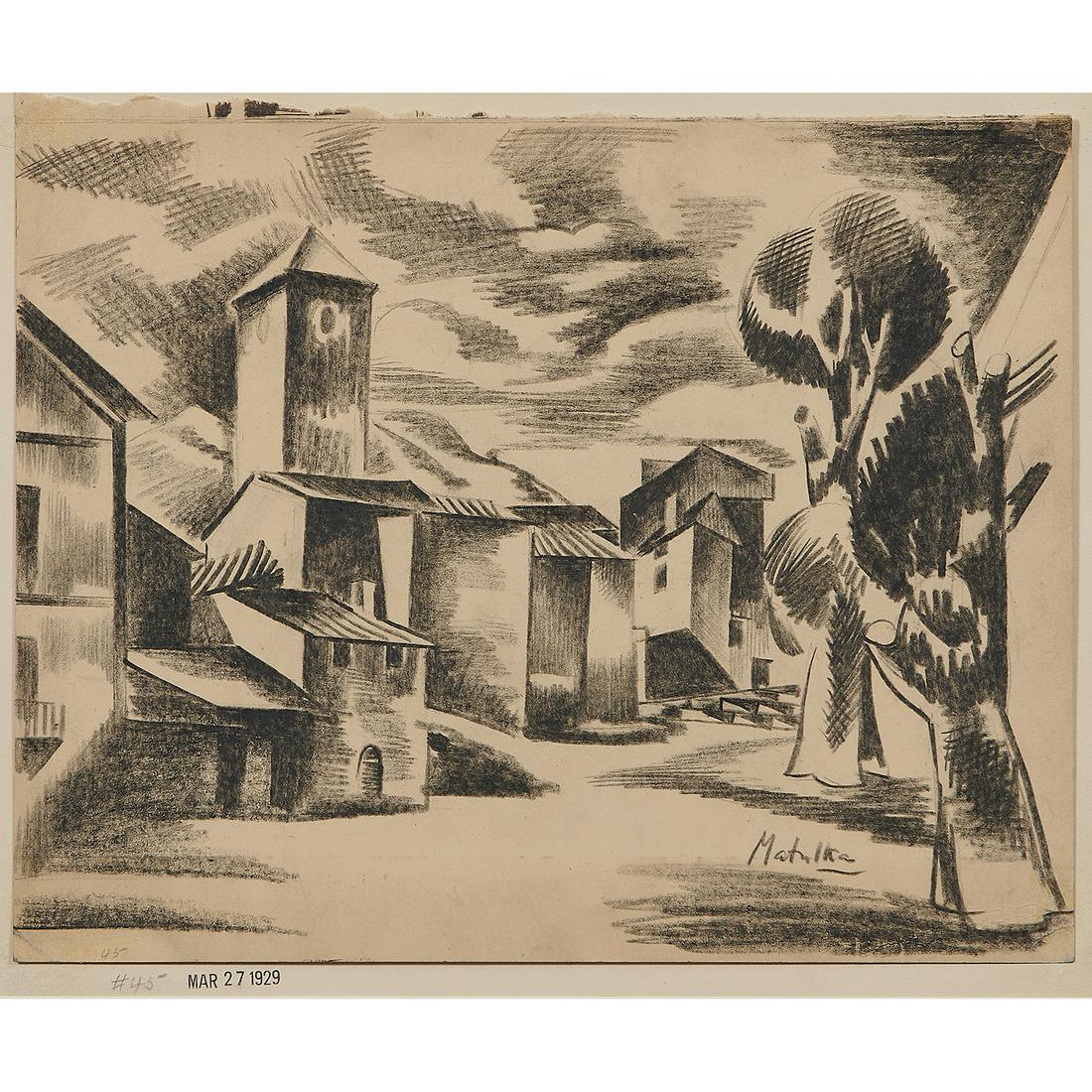 Jan Matulka, Italian Town (1 of 3)