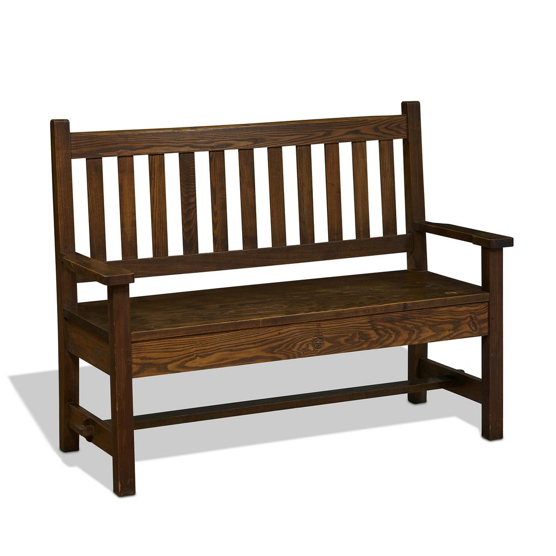 The Roycrofters / Roycroft settee, #093 (1 of 1)