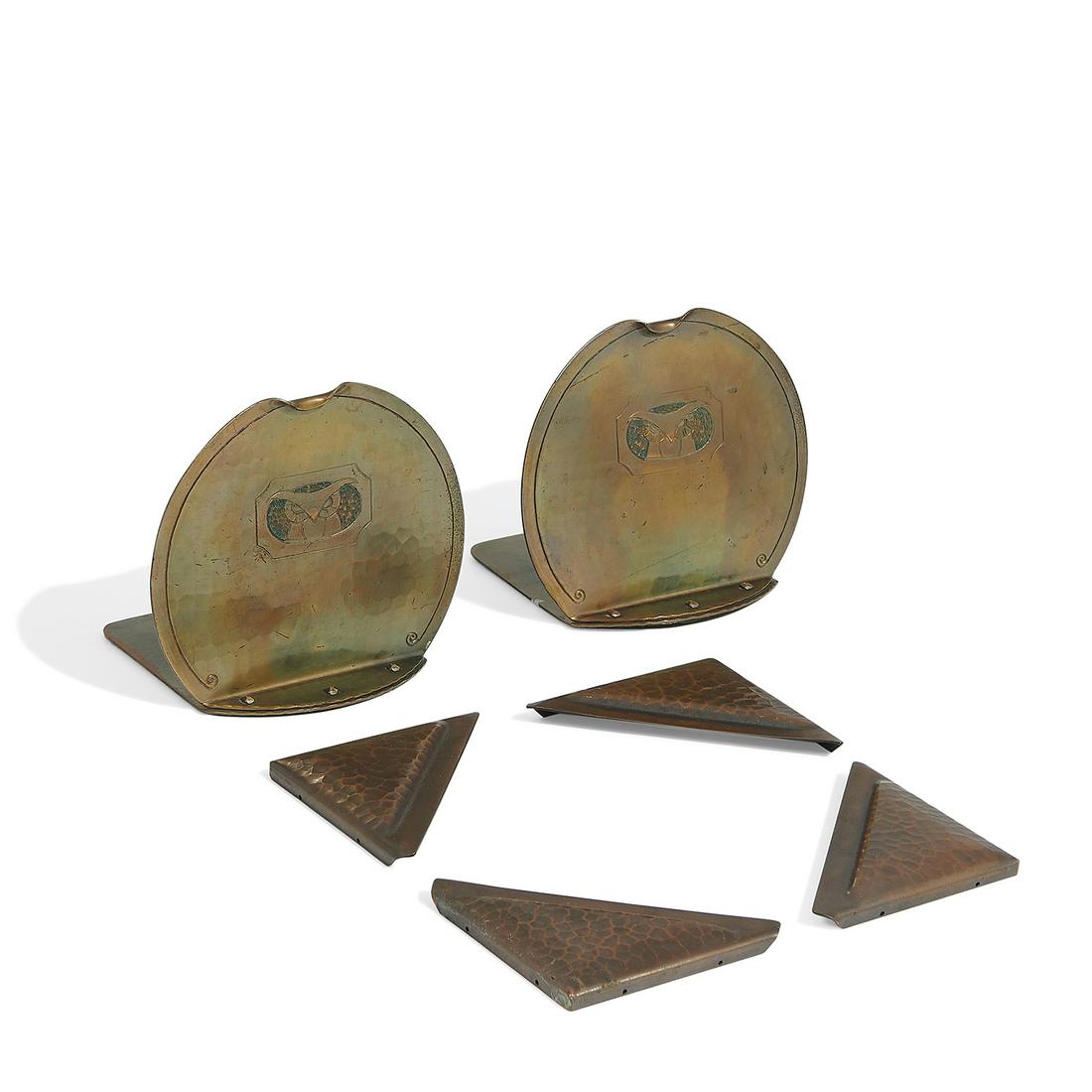 Roycroft Owl bookends, pair, #320 (1 of 4)