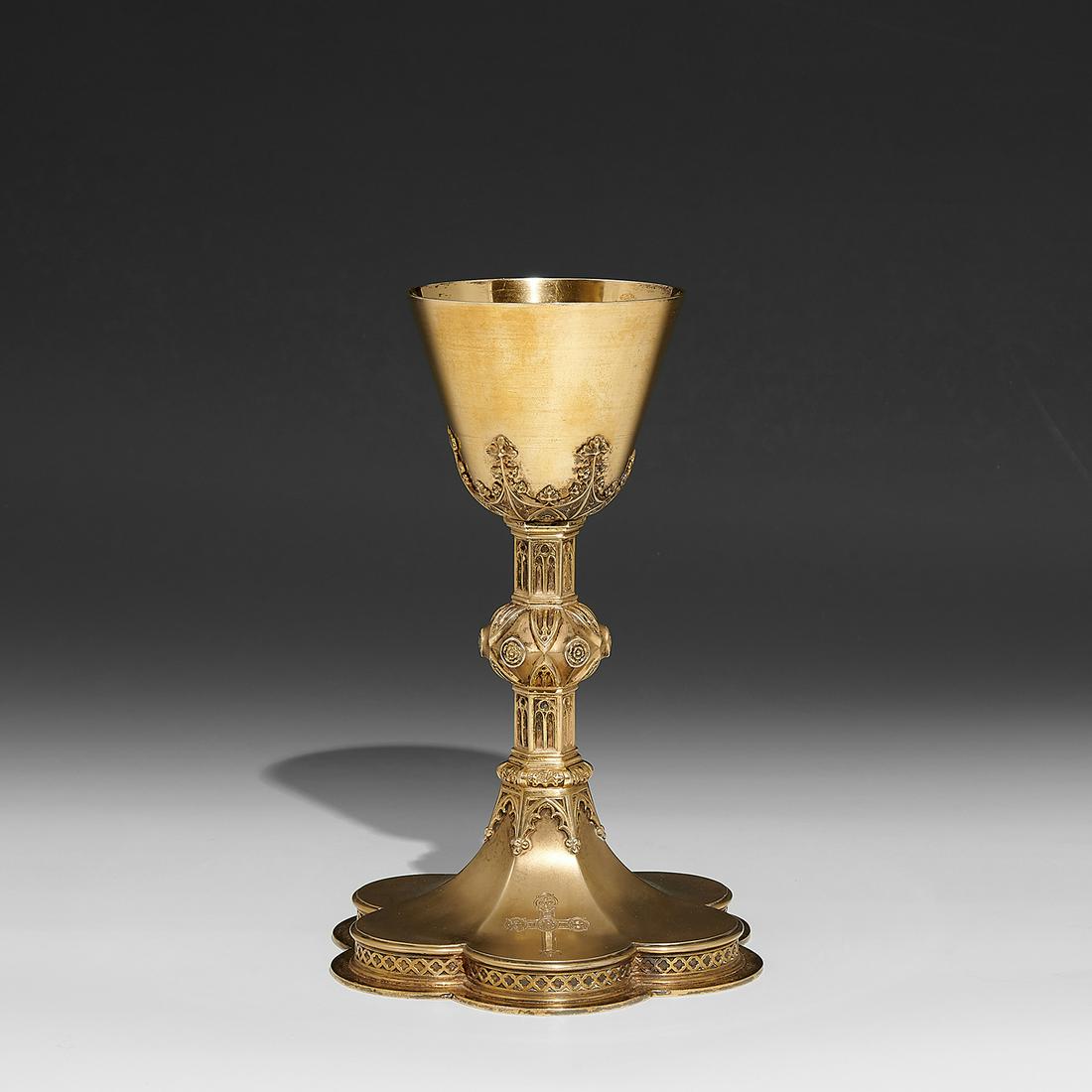 Gorham Mfg. Co., Gothic revival chalice (1 of 6)