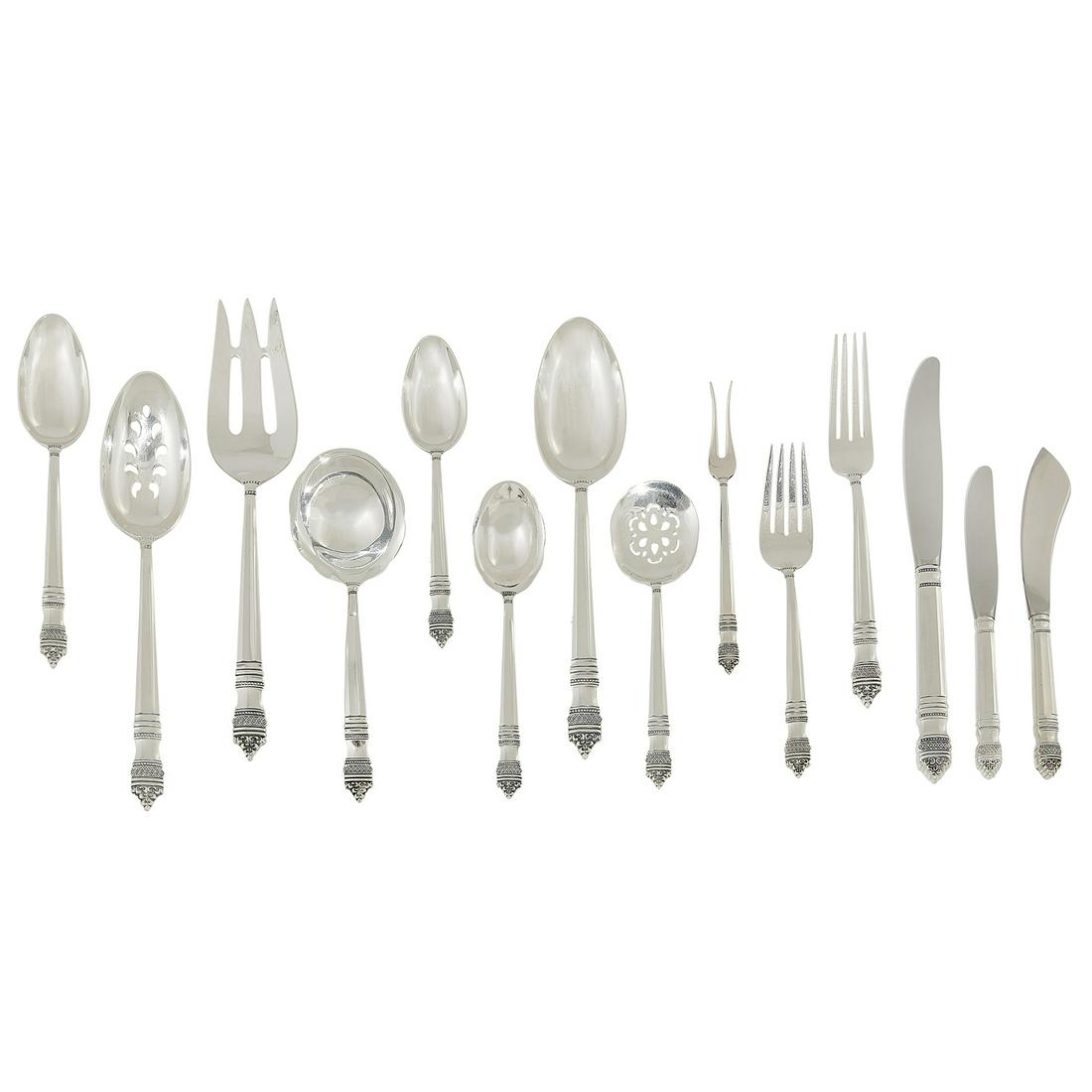 Towle Silversmiths, flatware service (1 of 3)