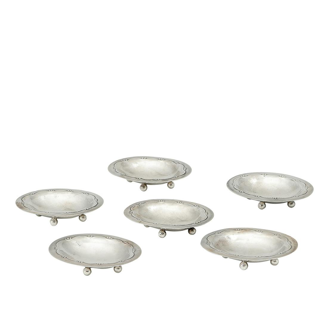 Georg Jensen, set of salt cellars (1 of 3)