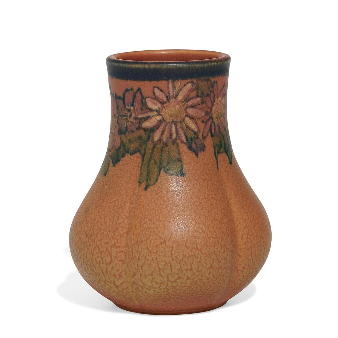 Elizabeth Lincoln, Rookwood Decorated Mat vase (1 of 4)